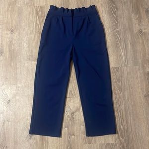 High Waist Blue Pants